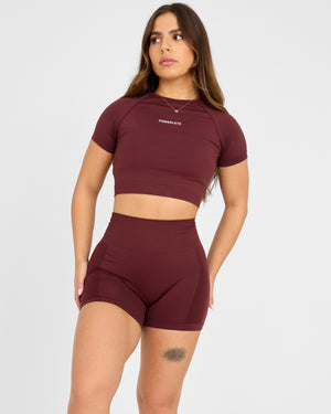 Evolve Nahtloses SS Crop Top