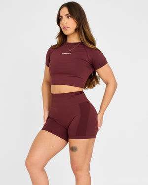 Evolve Nahtloses SS Crop Top