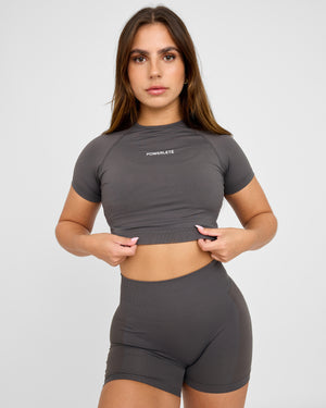 Evolve Seamless SS Crop Top
