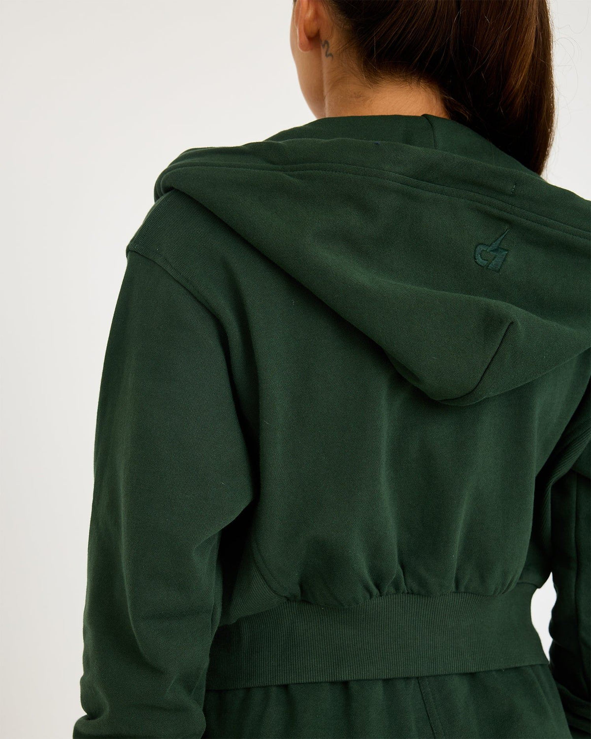 Core Classic Cropped Zip Hoodie