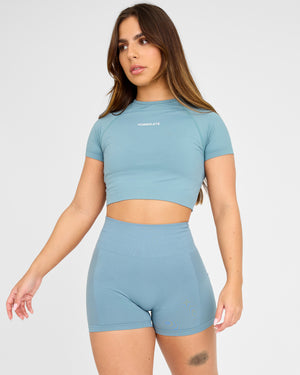 Evolve Seamless SS Crop Top