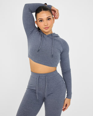 Lounge Cropped Hoodie