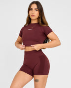 Evolve Sømløs SS Crop Top