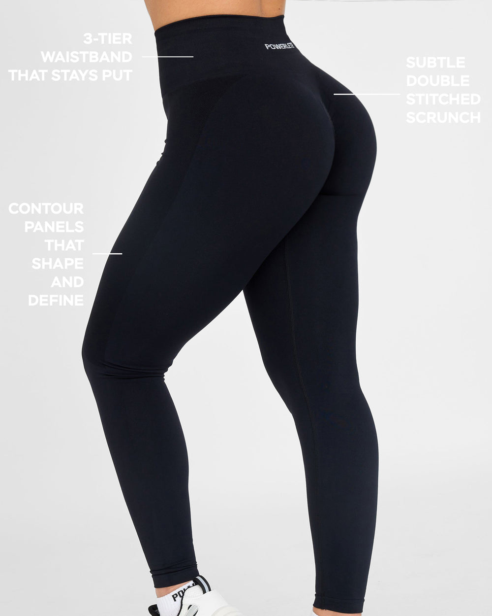 Evolve Seamless Leggings Black Powerlete