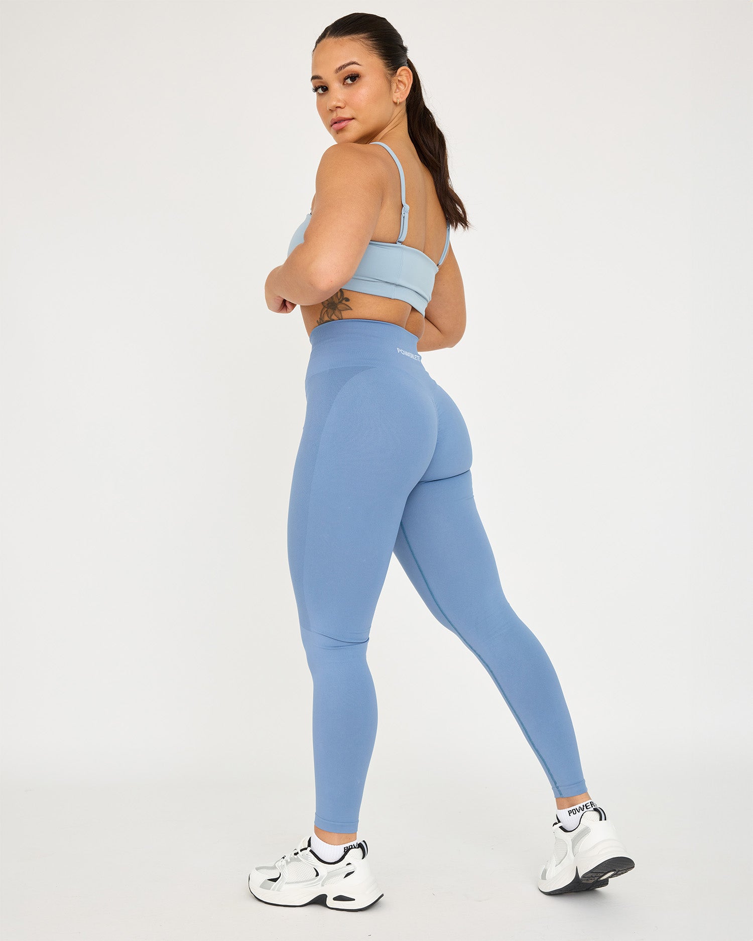 Evolve Seamless Leggings Slate Blue Powerlete